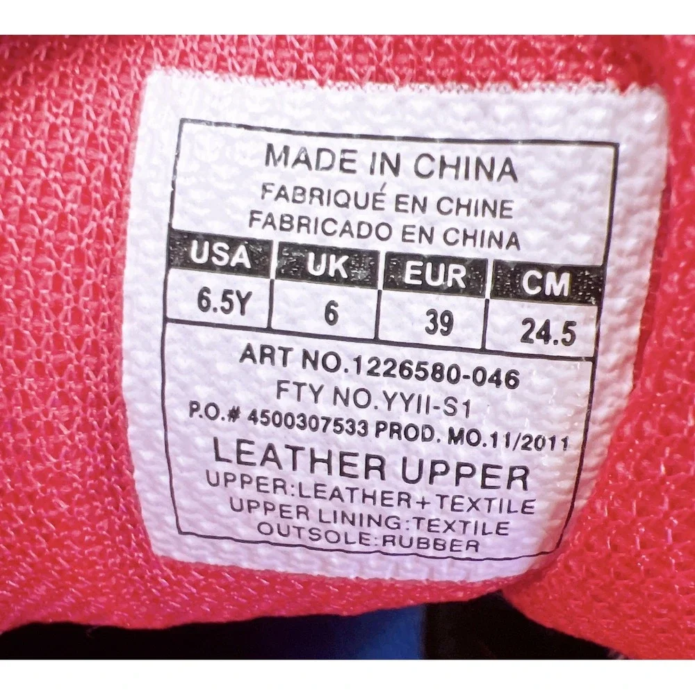 Under Armour Women's Size 8 - Youth 6.5 Gray Pink Walking Running Shoes Sneakers - Picture 8 of 8